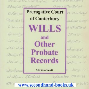 Wills And Other Probate Records - Miriam Scott